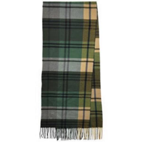 CASHMERE FEEL PLAID OBLONG SCARF