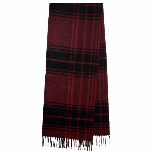 CASHMERE FEEL PLAID OBLONG SCARF