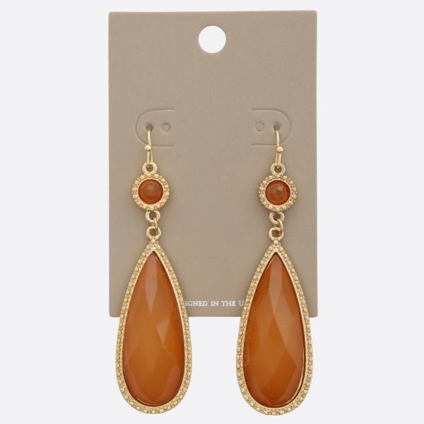 TEARDROP DANGLE EARRING