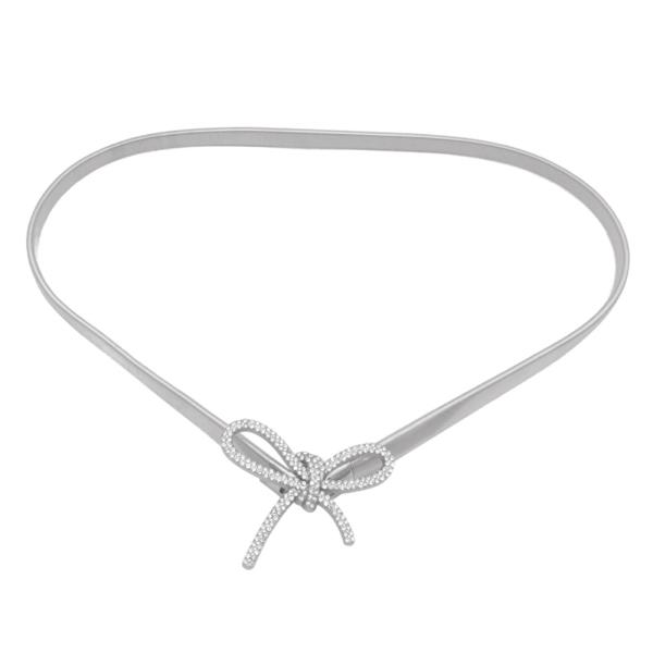 RS PAVE BOW SLINKY CHAIN BELT