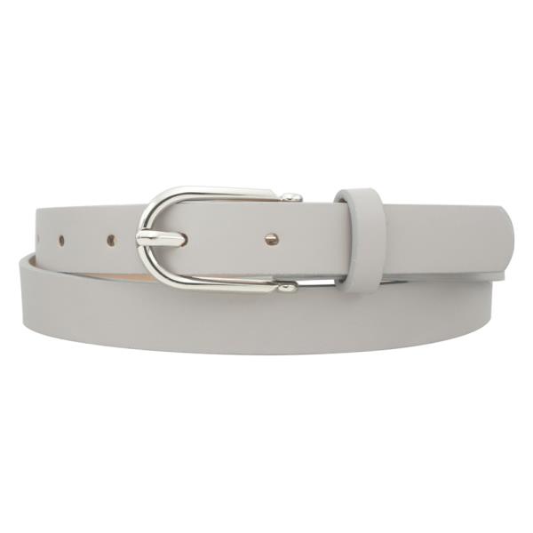 BUTTON KNOB DETAIL U BUCKLE SKINNY BELT