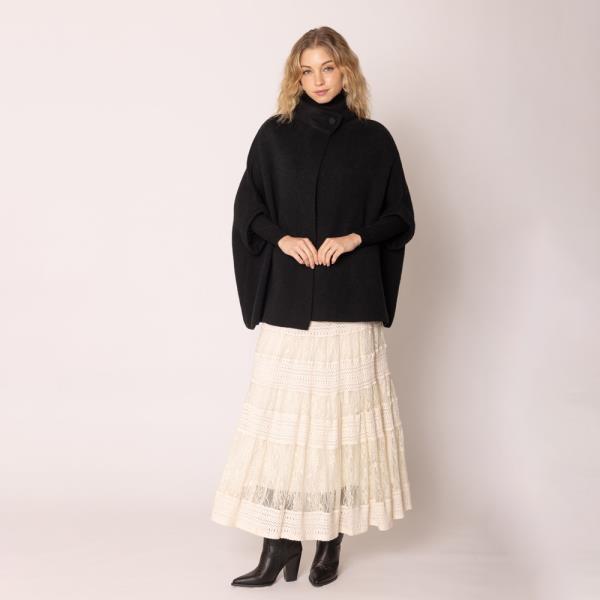 NECK BUTTON CARDIGAN