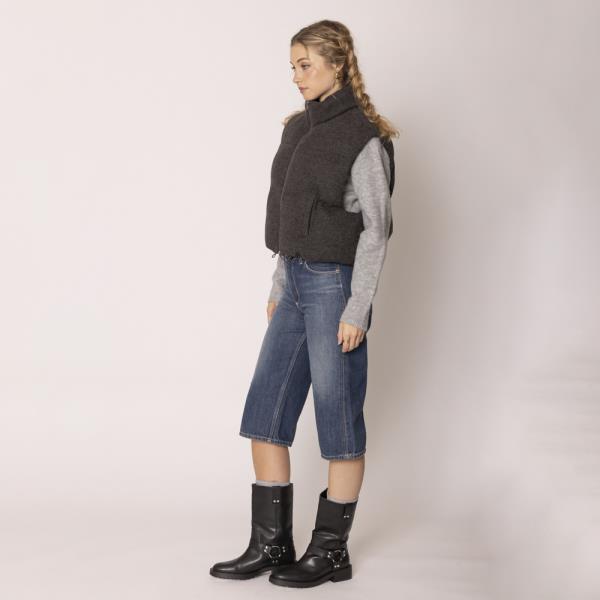 (PRE ORDER) KNIT PADDED VEST