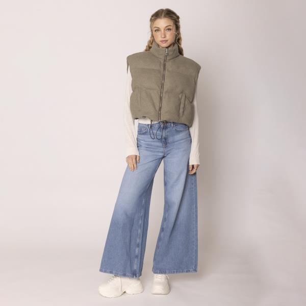 KNIT PADDED VEST