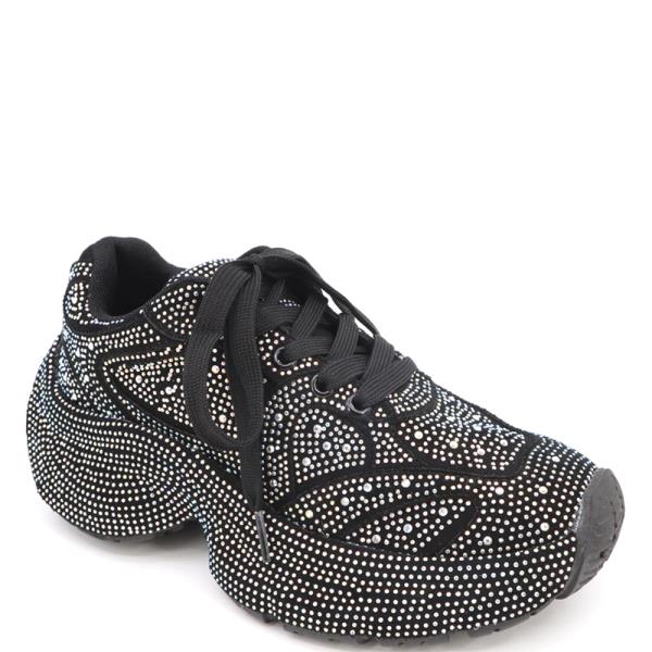 RHINESTONE COVERED SNEAKERS 12 PAIRS