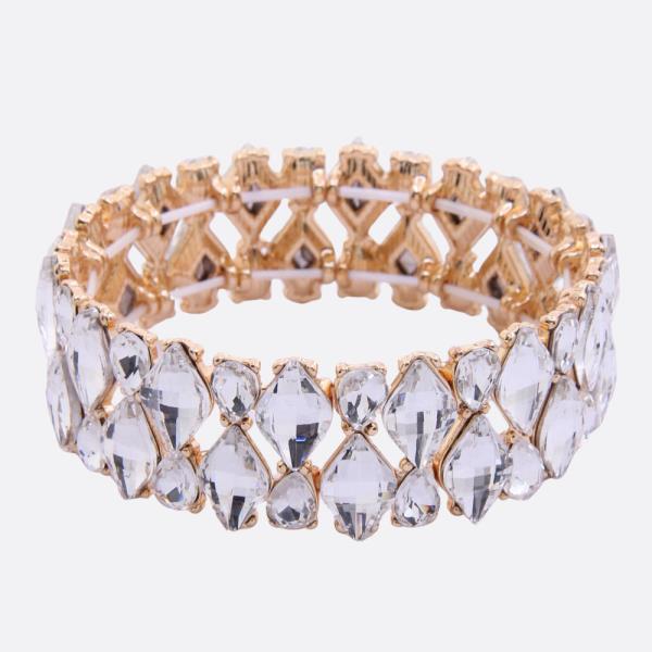 RHINESTONE STRETCH BRACELET