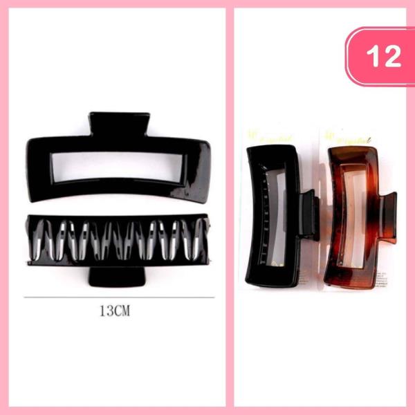 HAIR CLAW CLIP (12 UNITS)