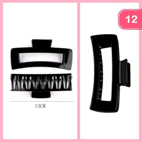 HAIR CLAW CLIP (12 UNITS)