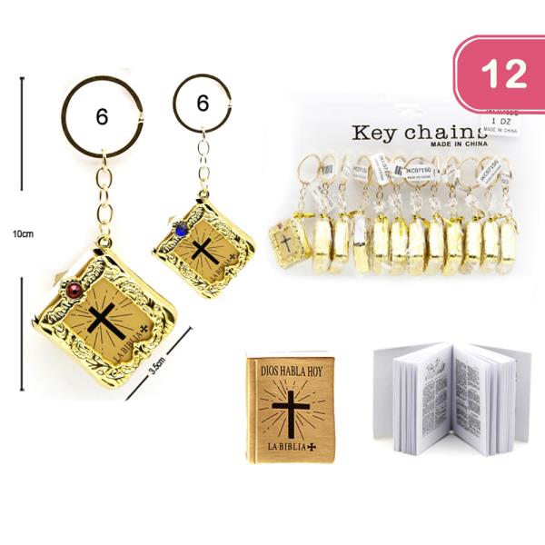 BIBLE KEYCHAIN (12 UNITS)