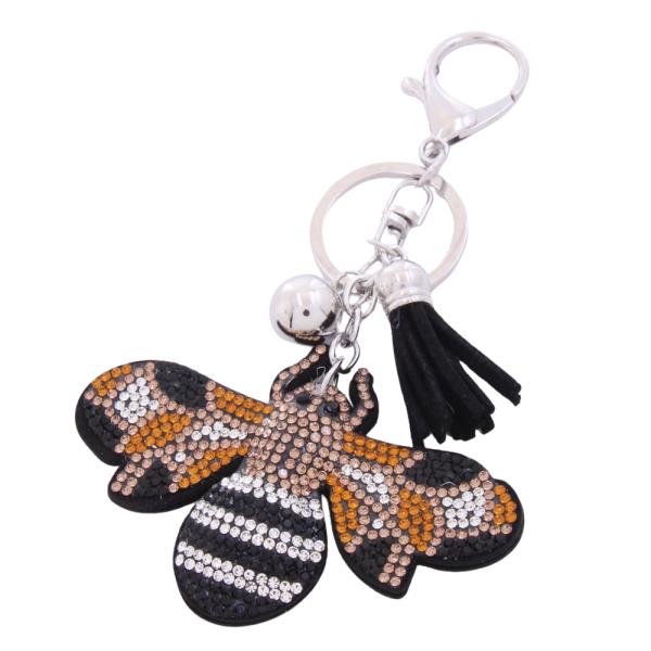 BEE RHINESTONE KEYCHAIN