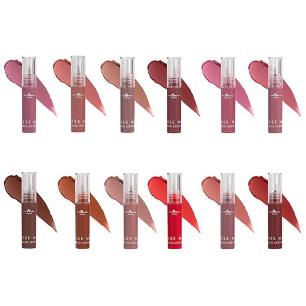 ITALIA DELUXE MOUSSE MATTE LIQUID LIPSTICK (6 UNITS)