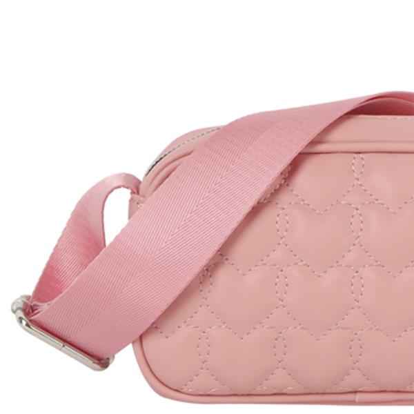 (PRE-ORDER / ONLINE ONLY) quilted zipper pom crossbody bag