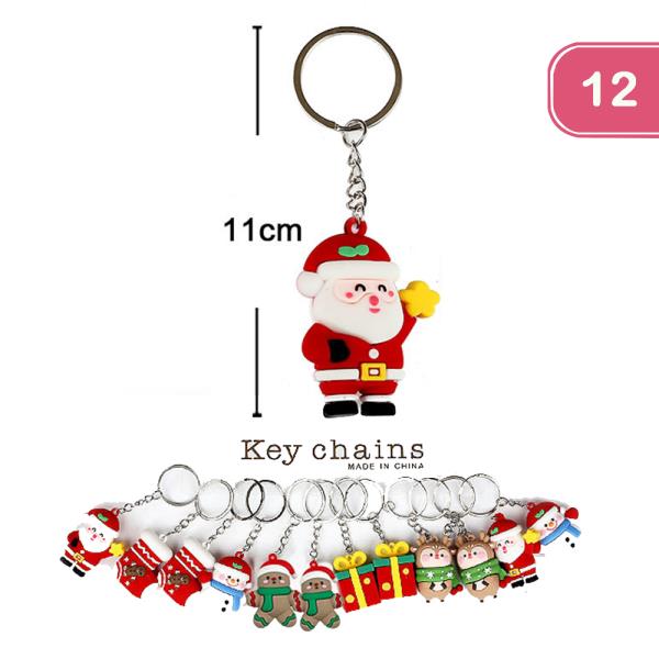 CHRISTMAS DOLL KEYCHAIN (12 UNITS)