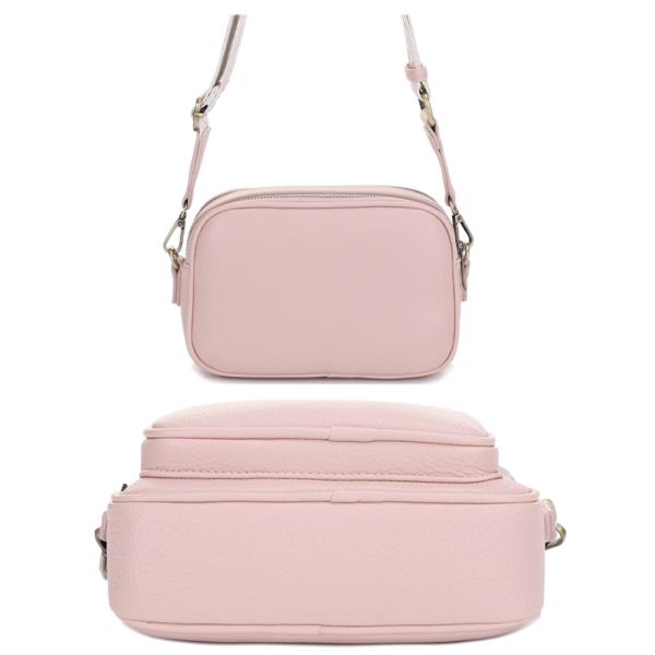 ZIPPER SMOOTH CROSSBODY BAG