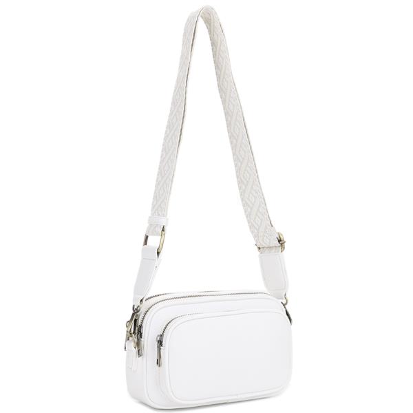 ZIPPER SMOOTH CROSSBODY BAG