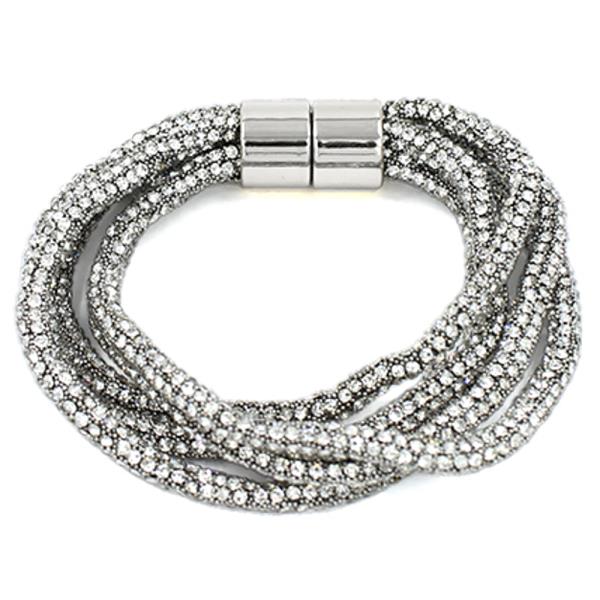 RHINESTONE MAGNETIC BRACELET