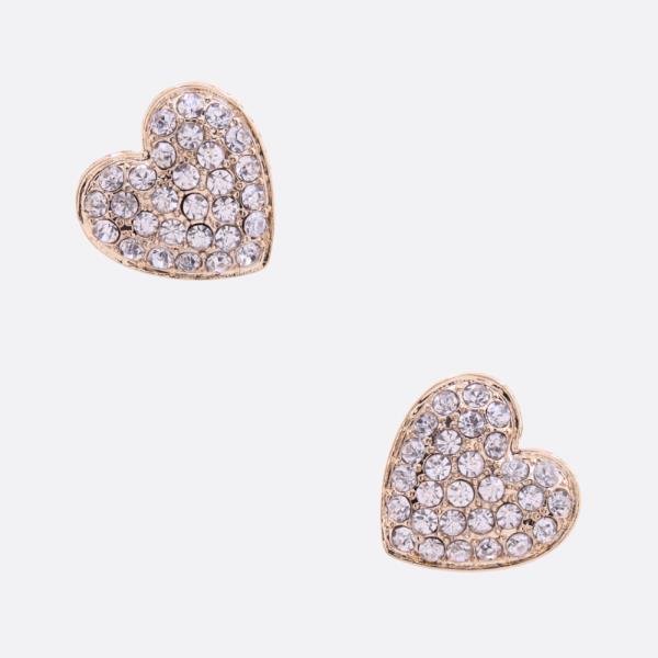 HEART METAL EARRING