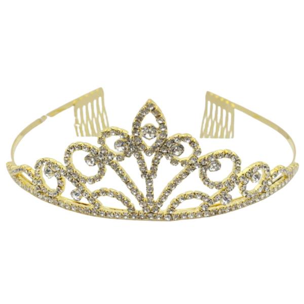 RHINESTONE PRINCESS CROWN TIARA