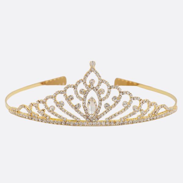 RHINESTONE PRINCESS CROWN TIARA