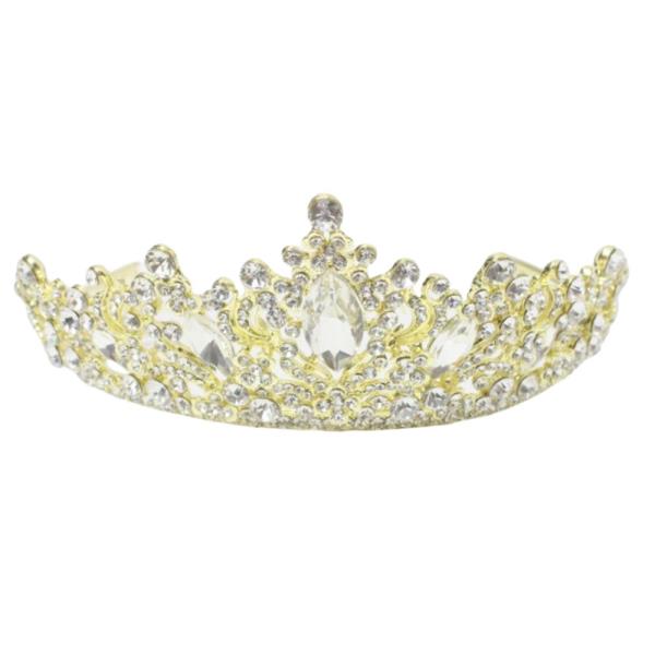 RHINESTONE PRINCESS CROWN TIARA