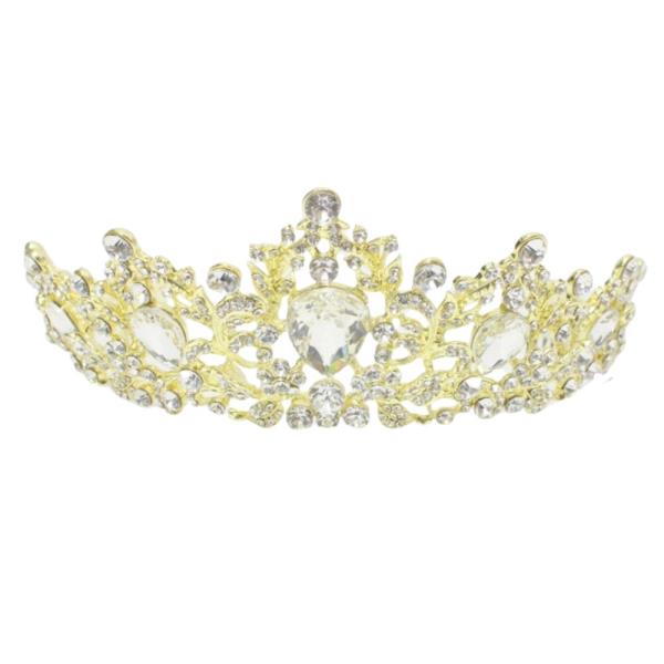 RHINESTONE PRINCESS CROWN TIARA