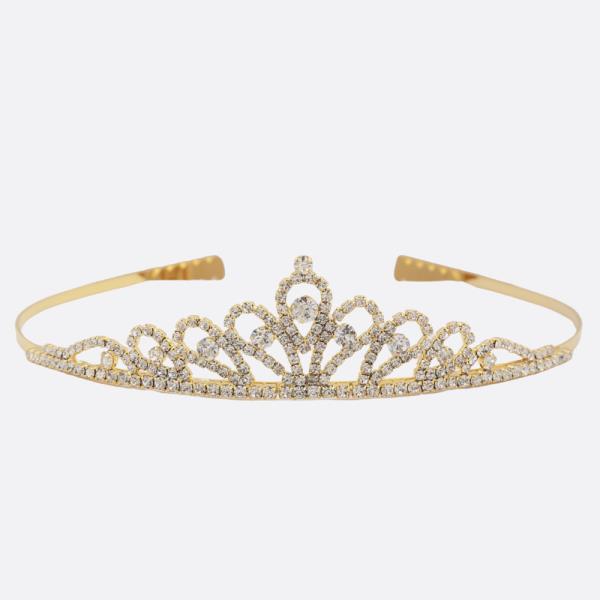 RHINESTONE PRINCESS CROWN TIARA