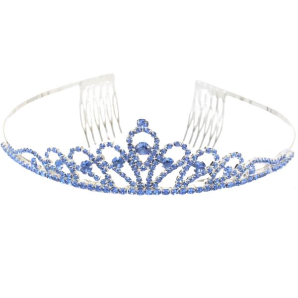 RHINESTONE PRINCESS CROWN TIARA