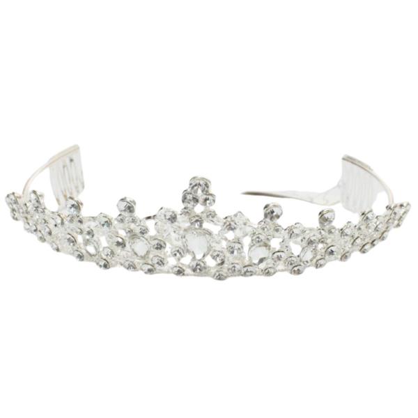 RHINESTONE PRINCESS CROWN TIARA