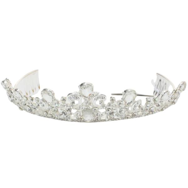 RHINESTONE PRINCESS CROWN TIARA