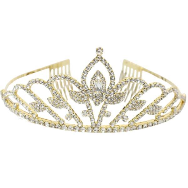 RHINESTONE PRINCESS CROWN TIARA