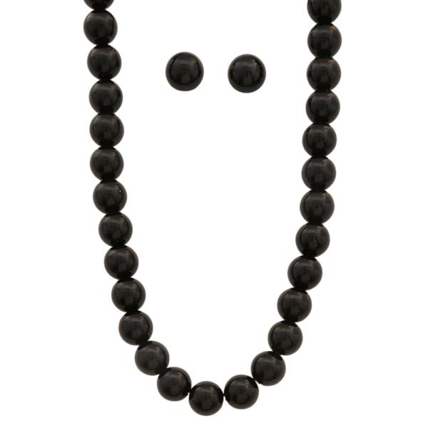 PEARL NECKLACE EARRING SET