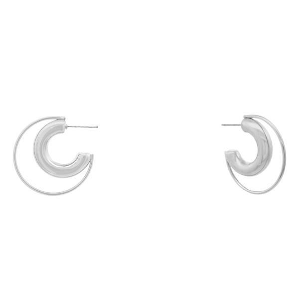 METAL HOOP EARRING