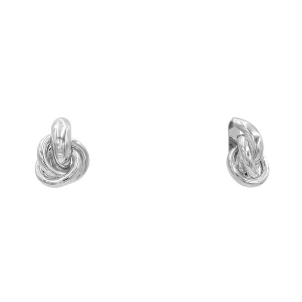 METAL KNOT EARRING