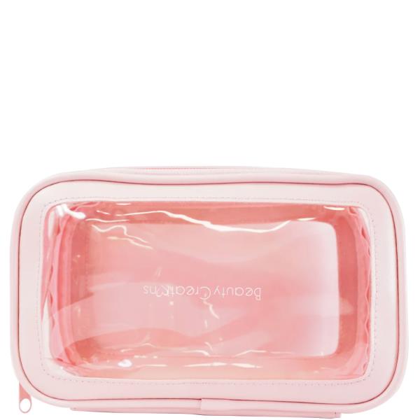 BEAUTY CREATIONS CLEARLY PINK COSMETIC BAG