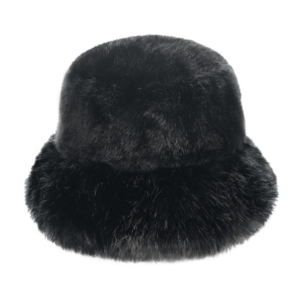 CC FAUX FUR BUCKET HAT