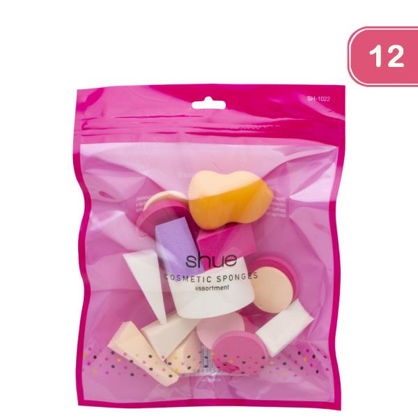 SHUE COSMETIC SPONGES ASSORTMENT SET (12 UNITS)