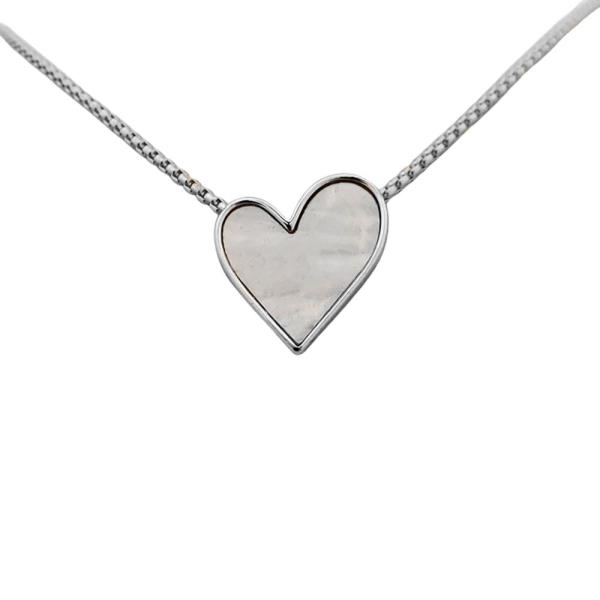 ABSTRACT HEART PENDANT NECKLACE