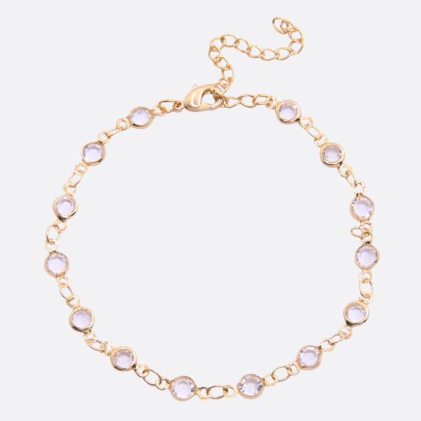 SODAJO CRYSTAL GOLD DIPPED BRACELET