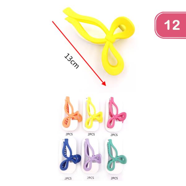 HAIR CLAW CLIP (12 UNITS)