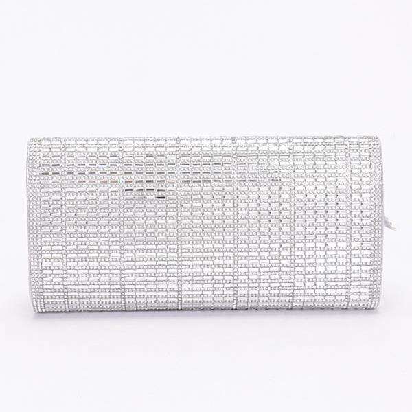 RHINESTONE PARTY CLUTCH W/ RHINESTONE BOW