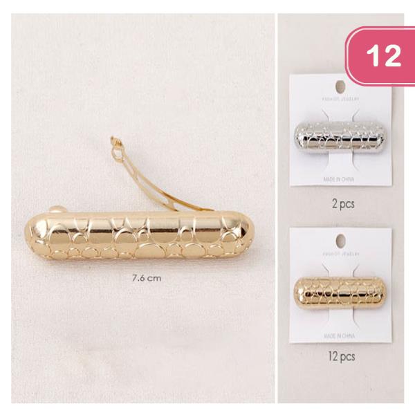 BARRETTE HAIR PIN (12 UNITS)