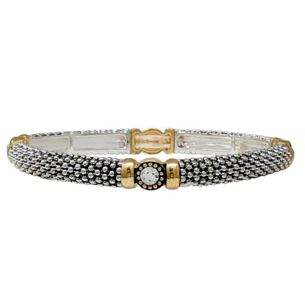 PAVED RHINESTONE METAL BRACELET