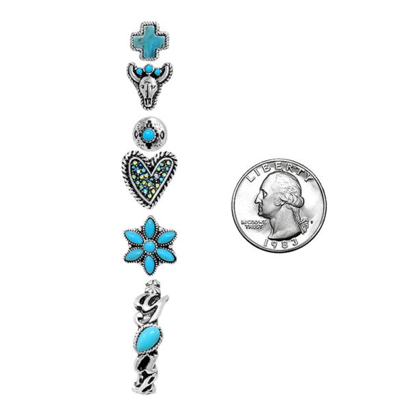 WESTERN STYLE ASSORTED EARRING SET