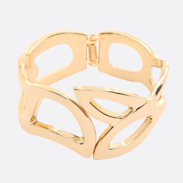 CUT OUT METAL CUFF BRACELET