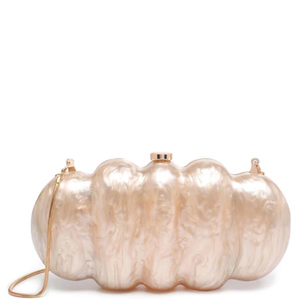 ACRYLIC MARBLED MYLA EVENING BAG