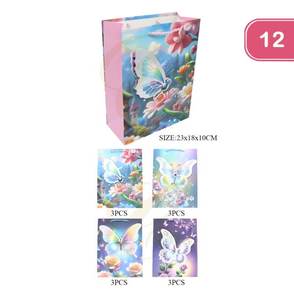 BUTTERFLY GIFT BAG (12 UNITS)