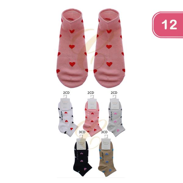 HEART SOCKS (12 UNITS)