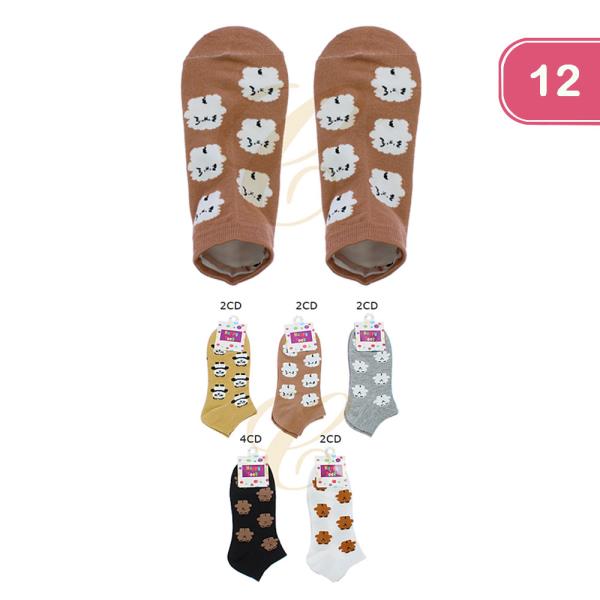 ANIMAL SOCKS (12 UNITS)