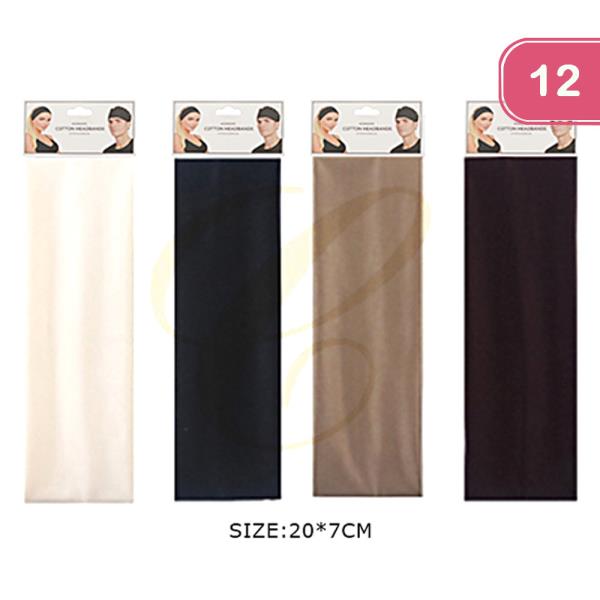 COTTON HEADBAND (12 UNITS)