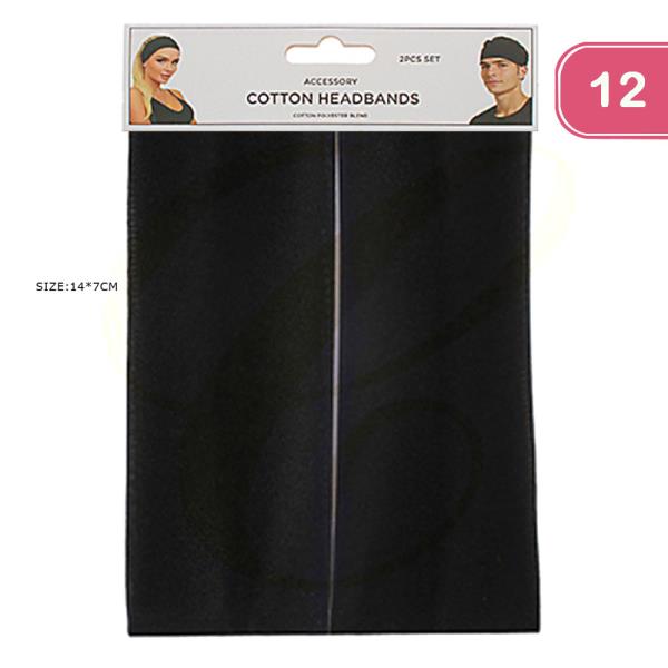 COTTON HEADBAND (12 UNITS)